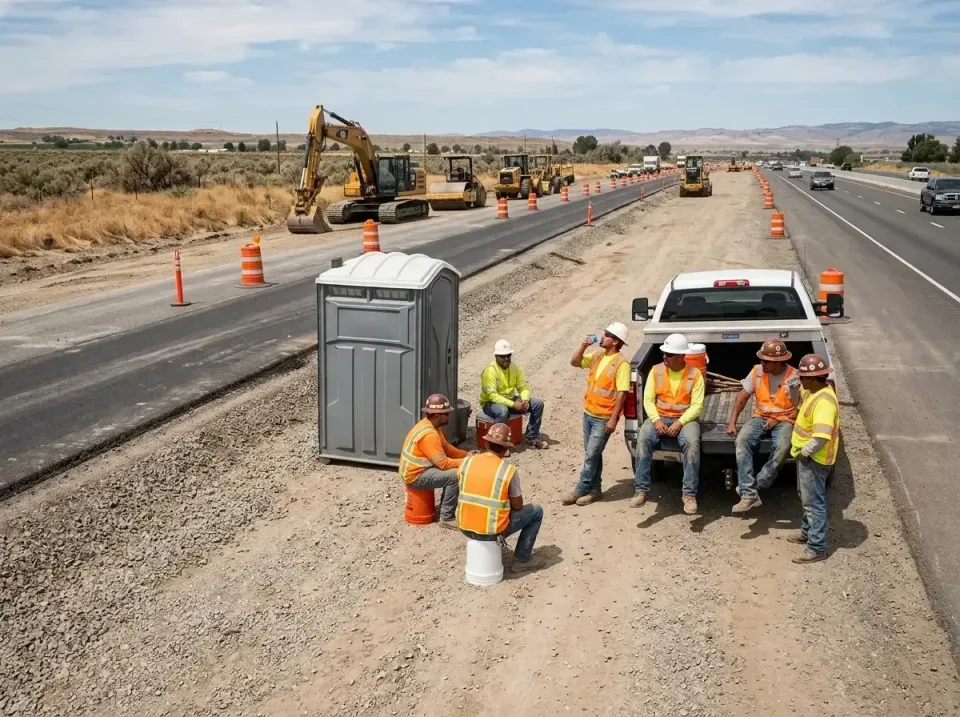 highway-road-construction-crew-007 — frequently asked questions, Porta Potty and Restroom Rentals in Lugoff, SC
